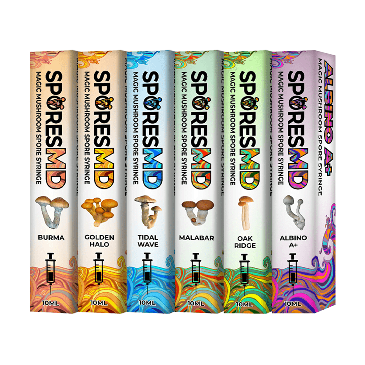 6 Pack Isolated Liquid Cultures Bundle – Mystery Pack