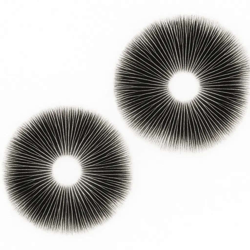 B+ Mushroom Spore Print