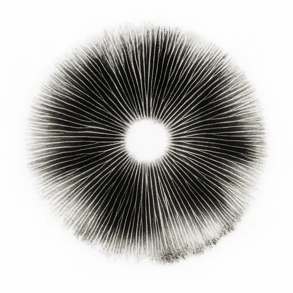Jedi Mind Mushroom Spore Print