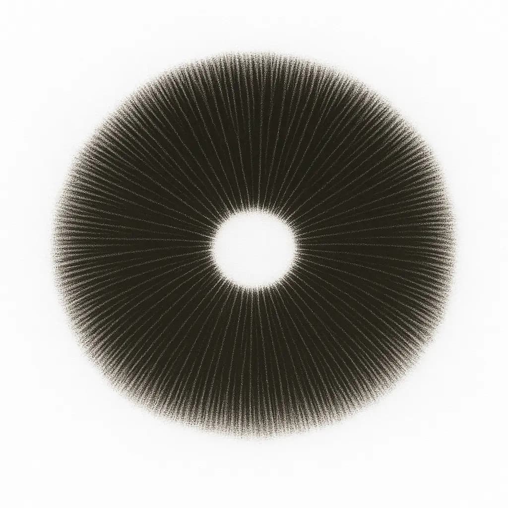 Pink Buffalo Mushroom Spore Print