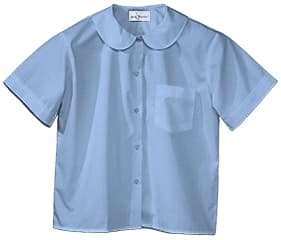 Short Sleeved Peter Pan Broadcloth Blouse (Elderwear) - thumbnail 2