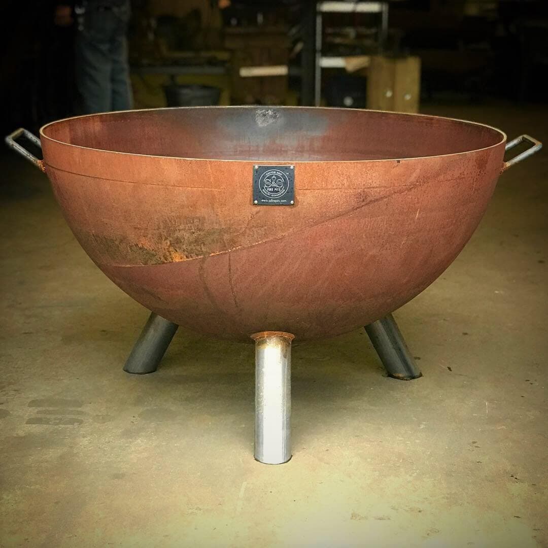 41″ Hemisphere Fire Pit on Legs - thumbnail 3