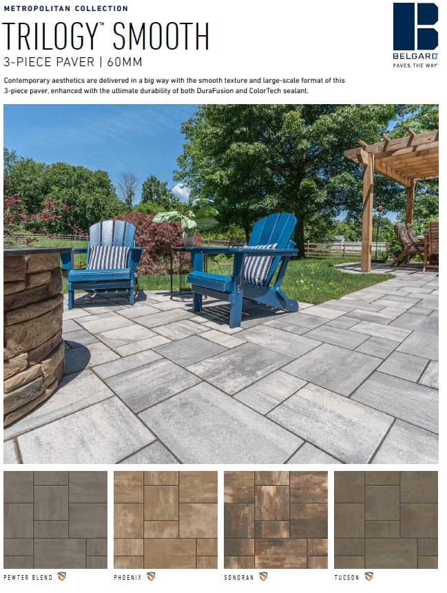 Belgard Trilogy paver Smooth