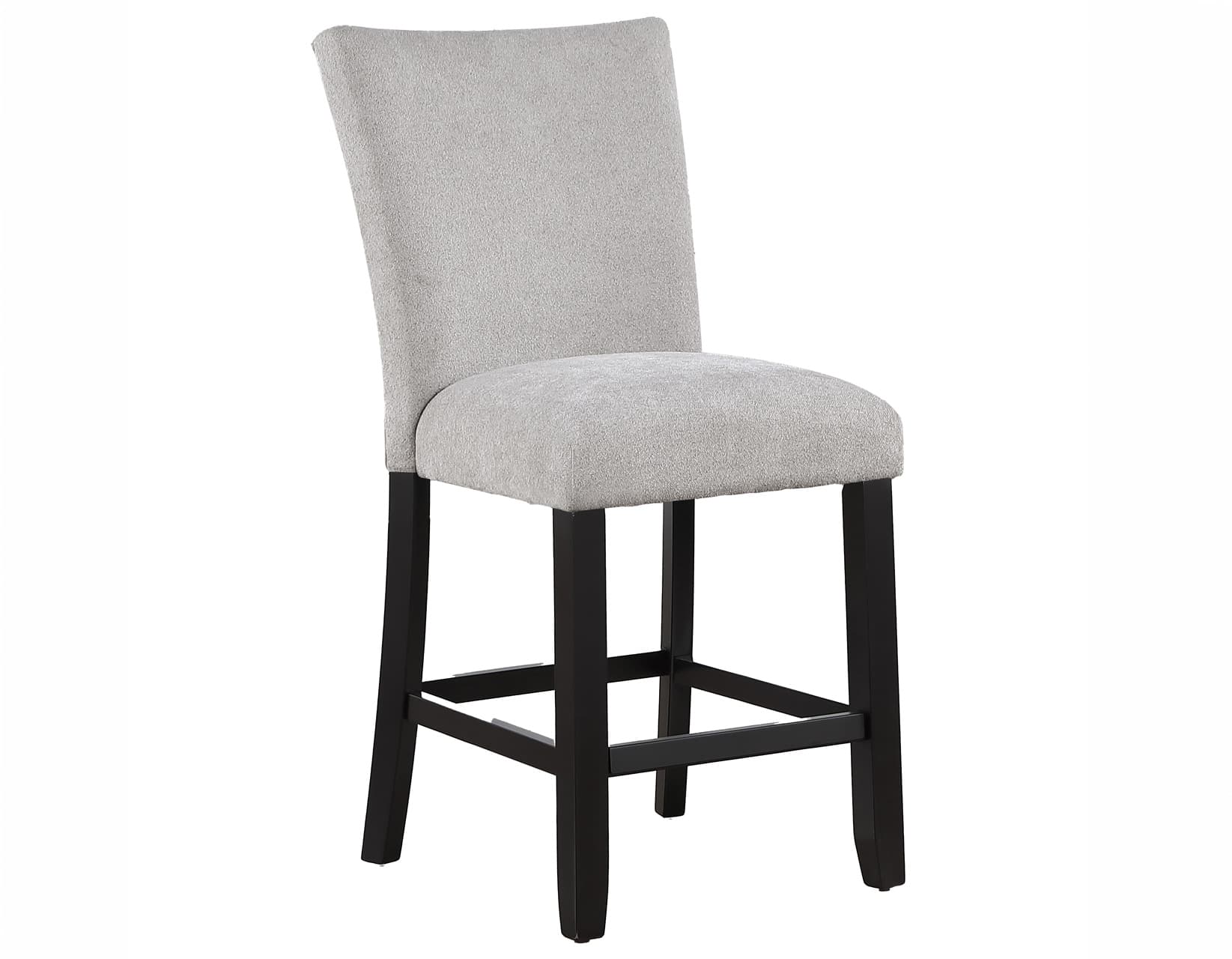 Artemis 24″ Counter Stool, Gray Chenille - thumbnail 6