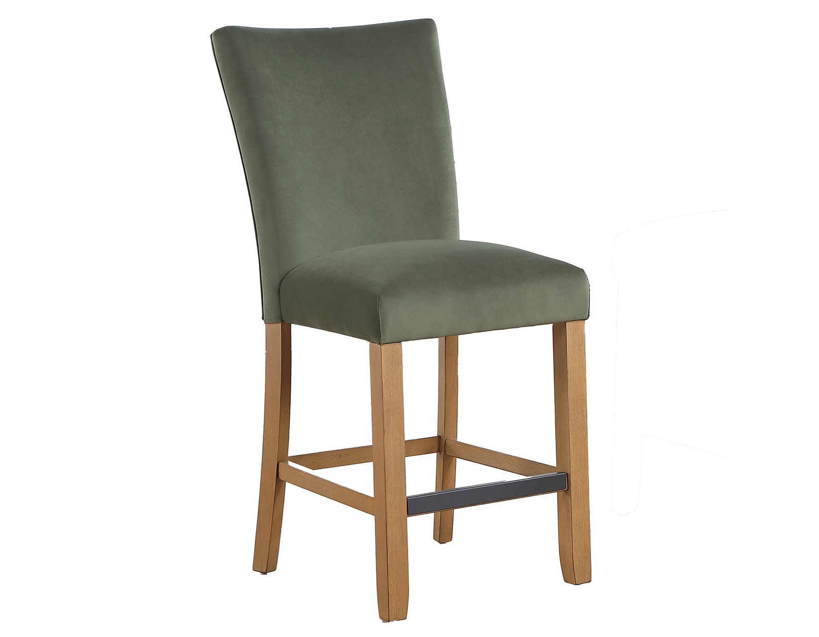 Artemis 24″ Counter Stool, Green Velvet - thumbnail 6