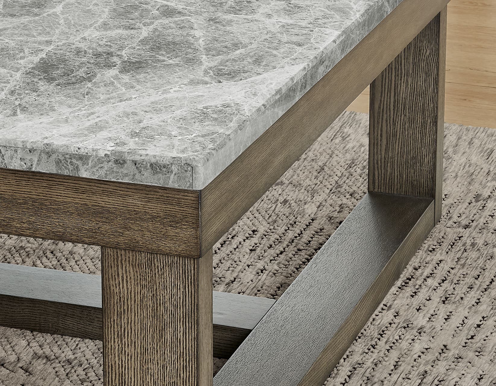 Calla Cocktail Table, Gray Marble Top - thumbnail 5