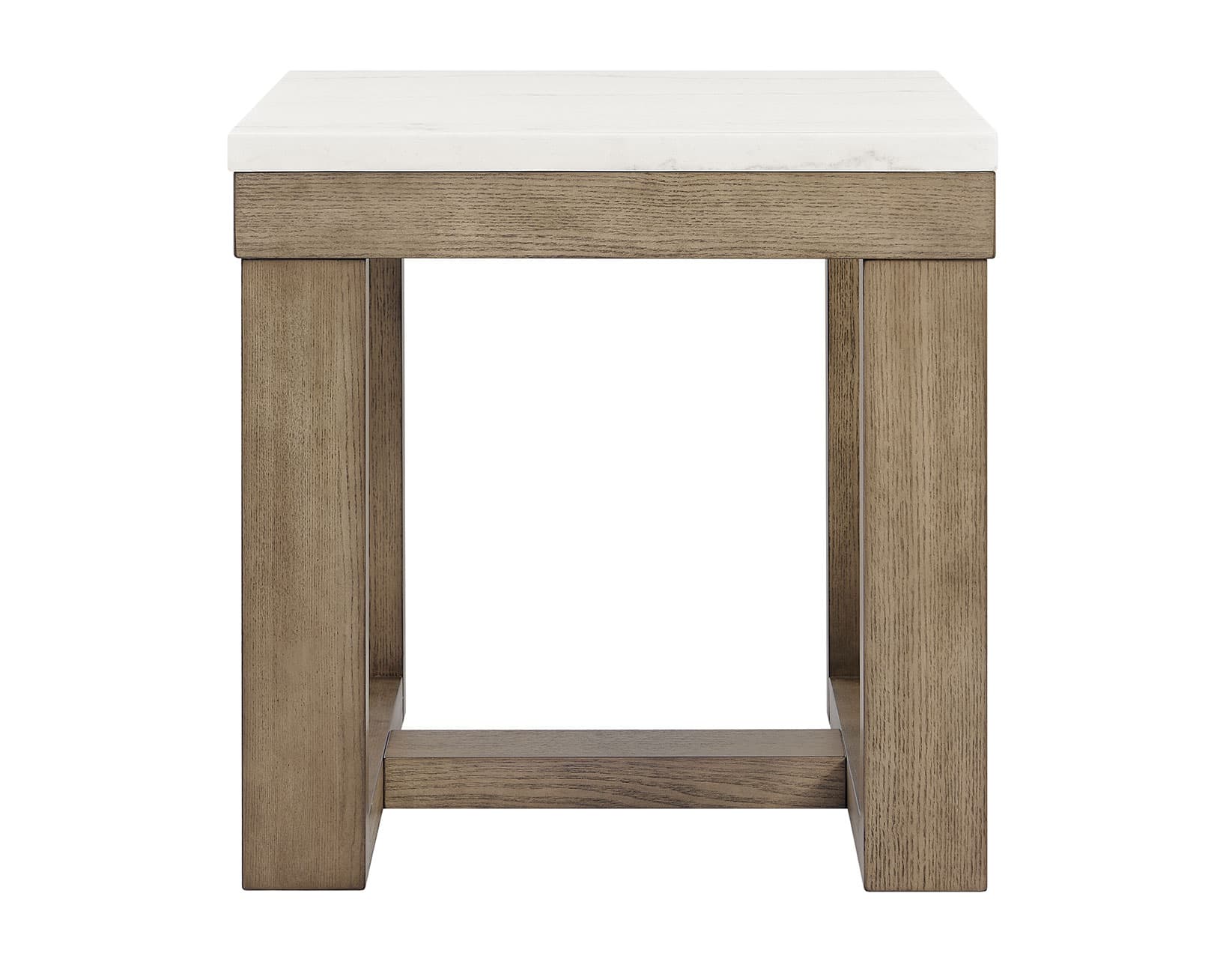 Calla End Table, White Marble Top - thumbnail 2