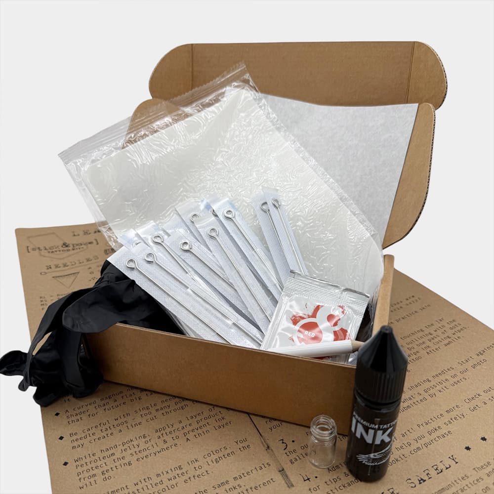 Stick and Poke Tattoo Kit® – Practice Kit