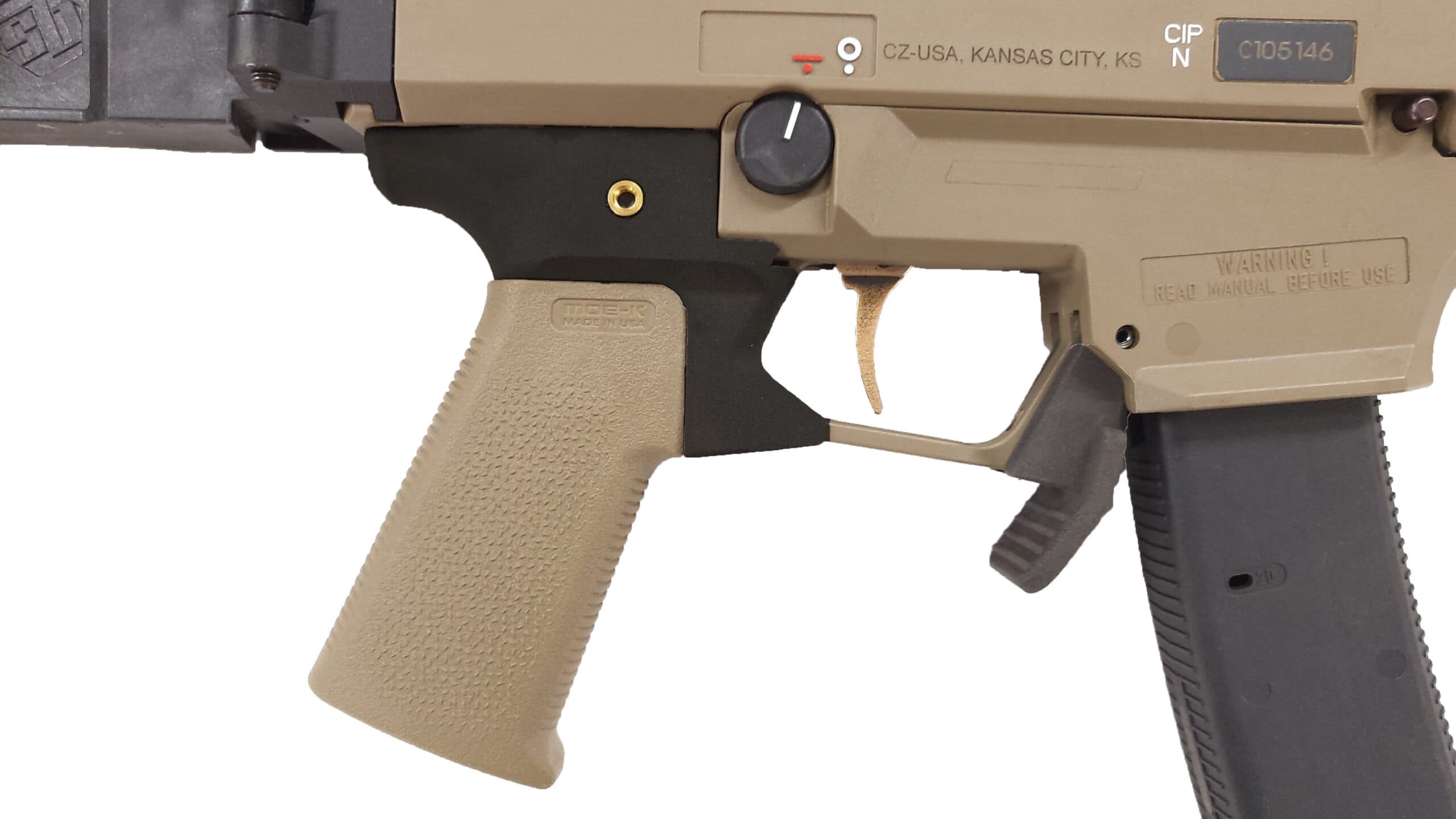 CZ Scorpion EVO 3 AR Grip Adapter – POLYMER - thumbnail 2