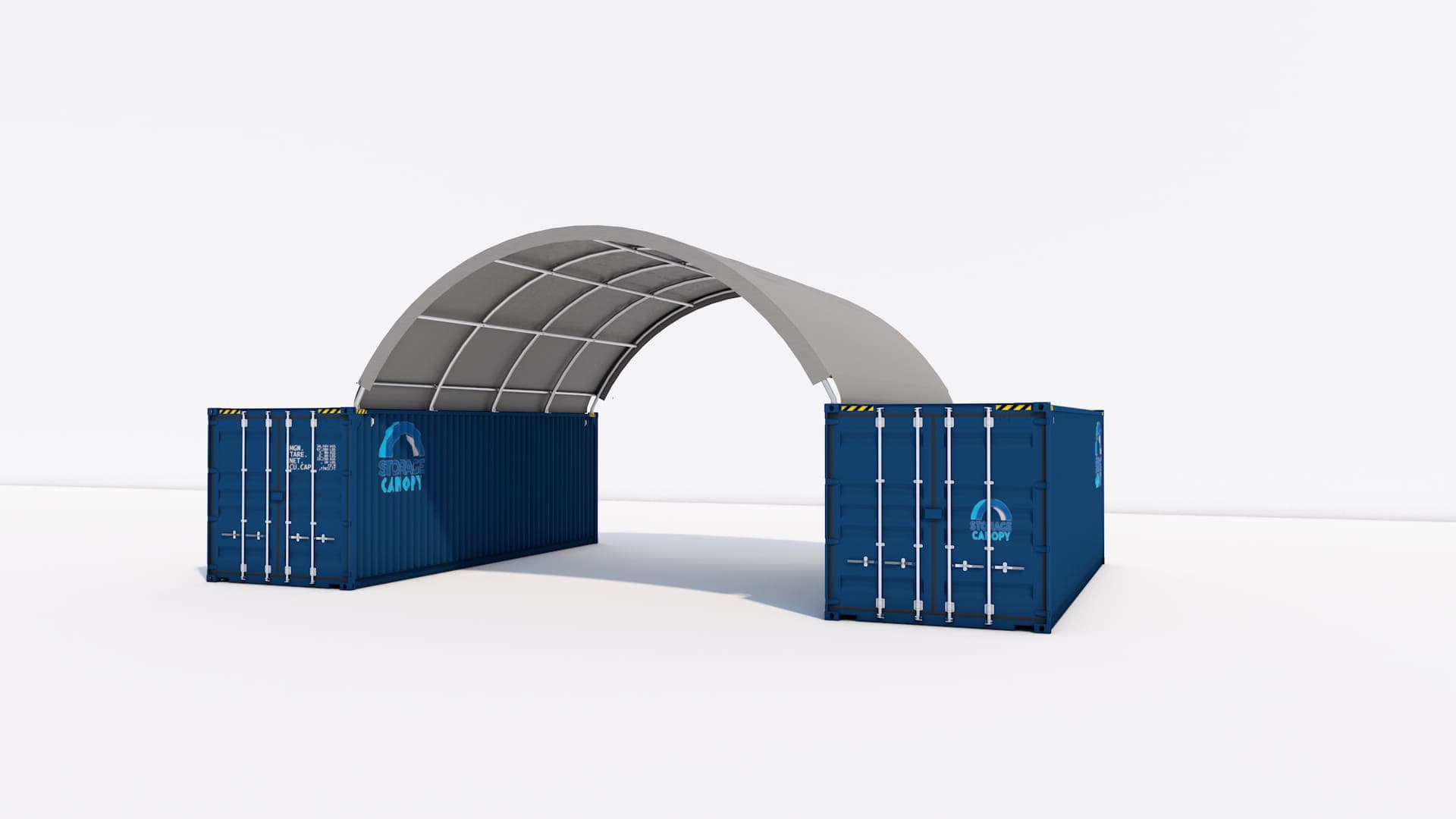 Shipping Container Roof<br> 20W-20L-6.5H(ft)