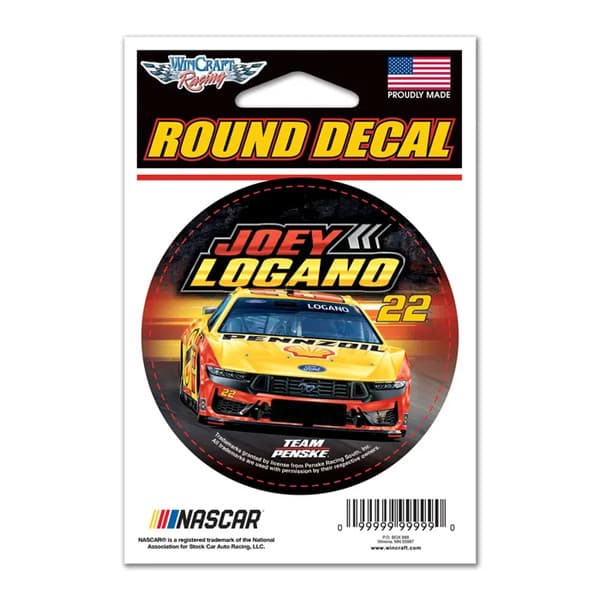 JL 2026 Shell Pennzoil 3″ Round Decal