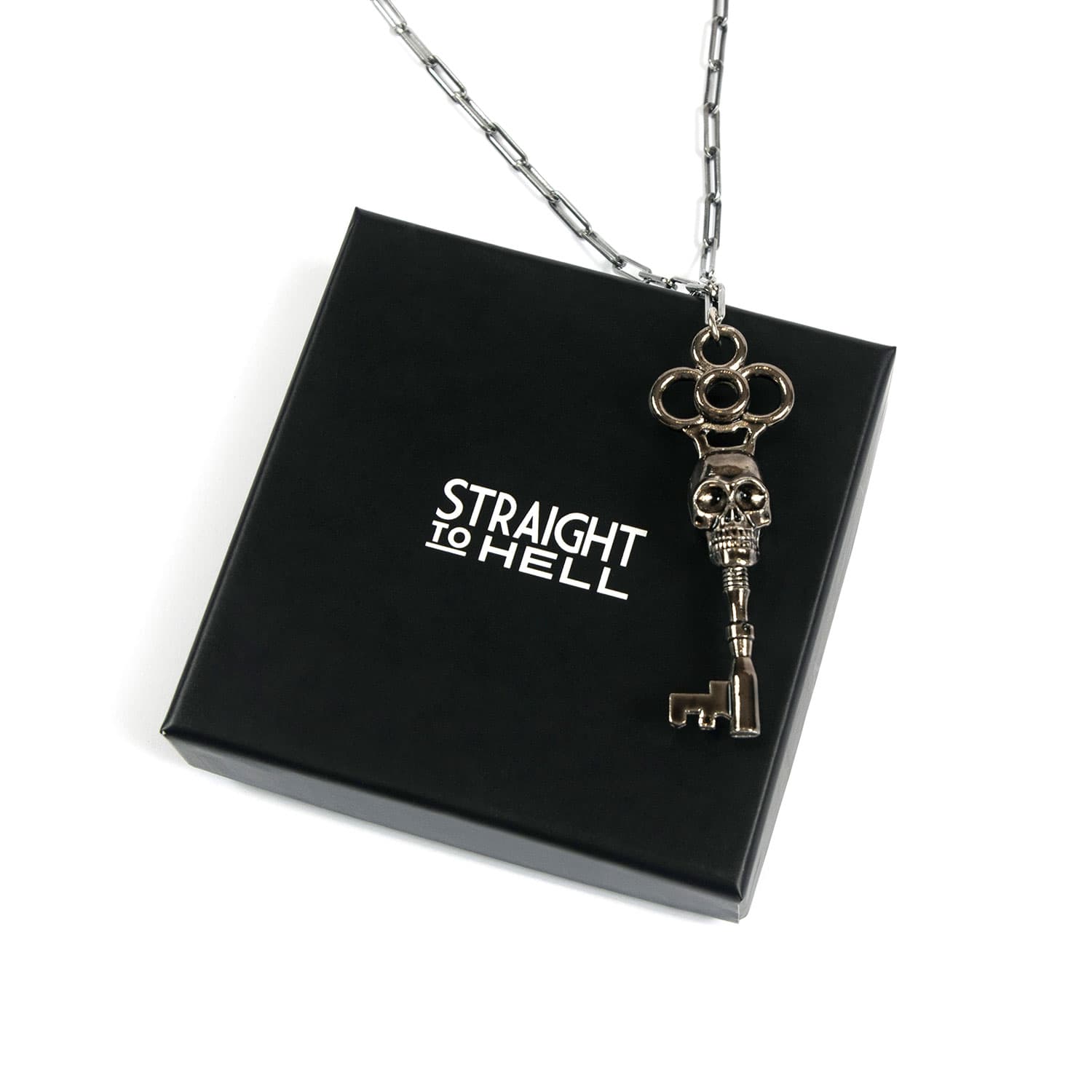 Memento Mori – Skeleton Key Necklace - thumbnail 7