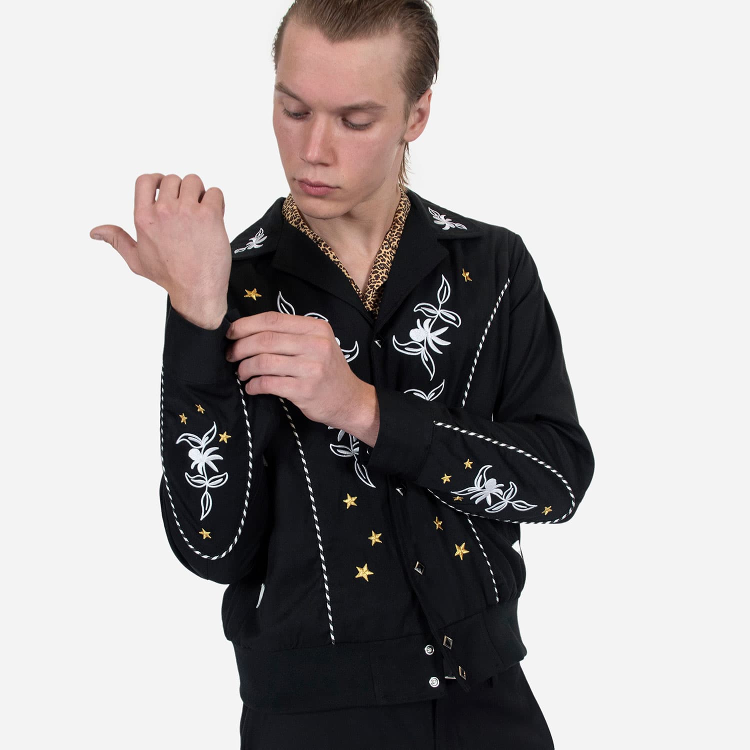 Wilder – Embroidered Gabardine Jacket - thumbnail 9