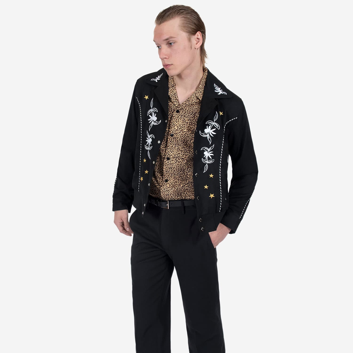 Wilder – Embroidered Gabardine Jacket - thumbnail 3