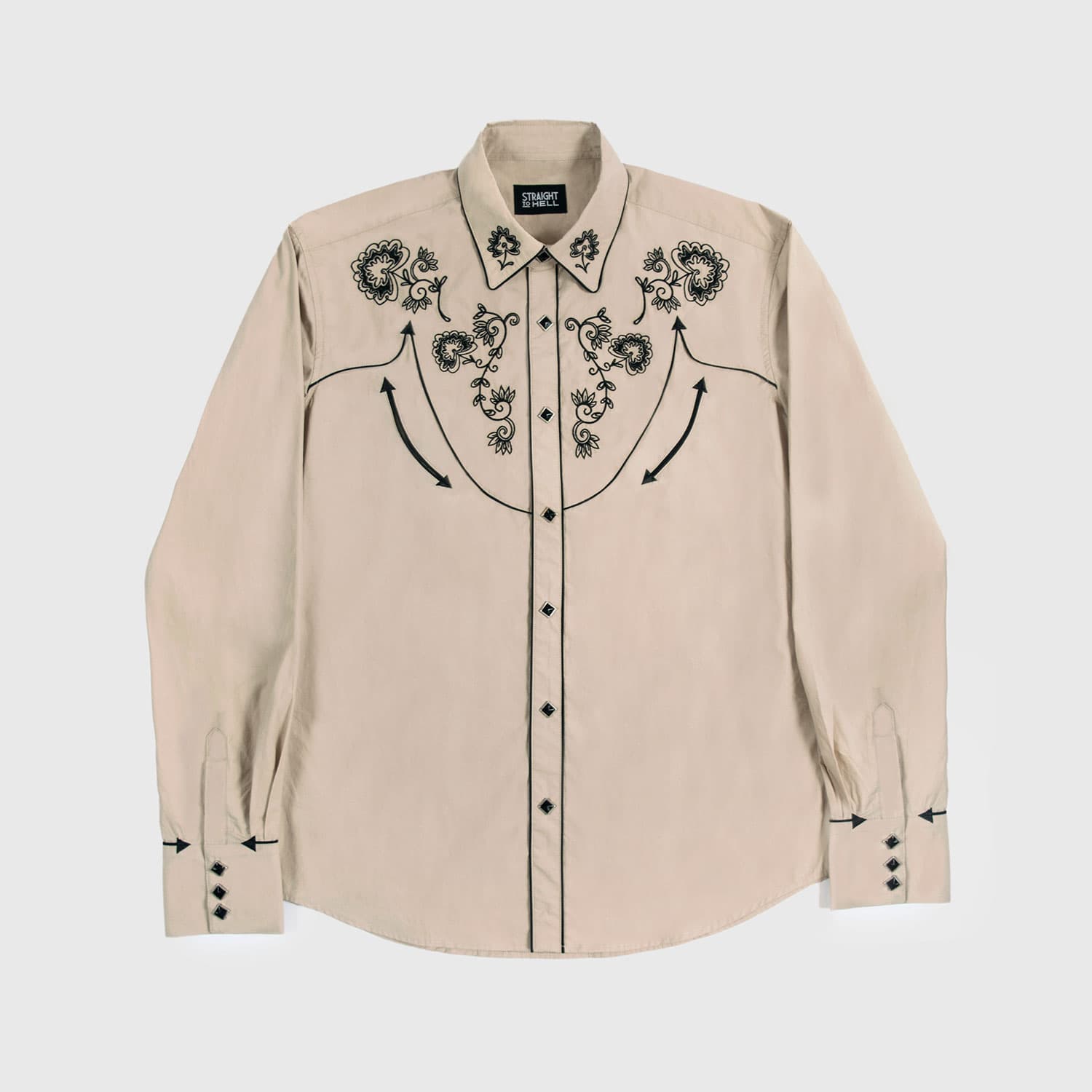 Hudson – Embroidered Western Shirt