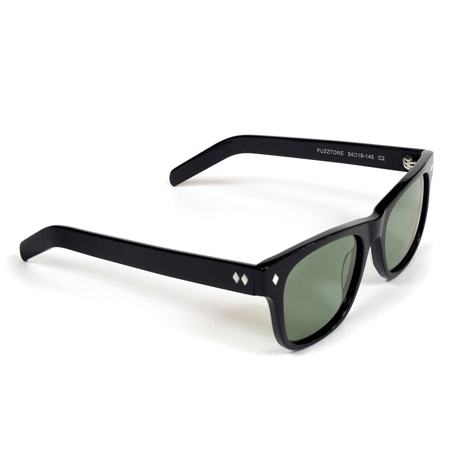 Fuzztone – Black and Green Sunglasses - thumbnail 3