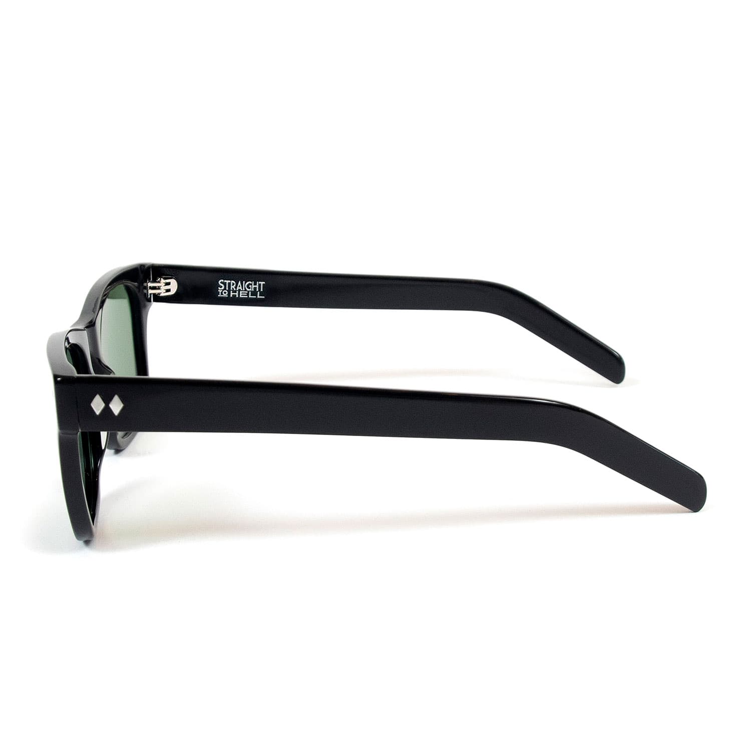 Fuzztone – Black and Green Sunglasses - thumbnail 4