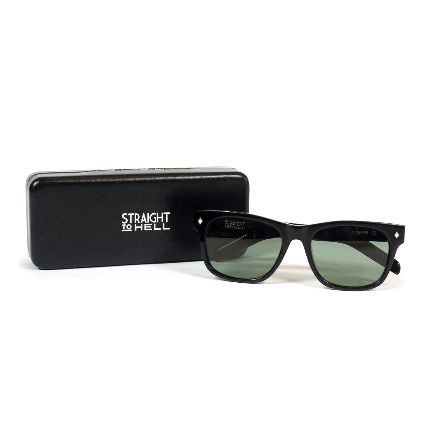 Fuzztone – Black and Green Sunglasses - thumbnail 5