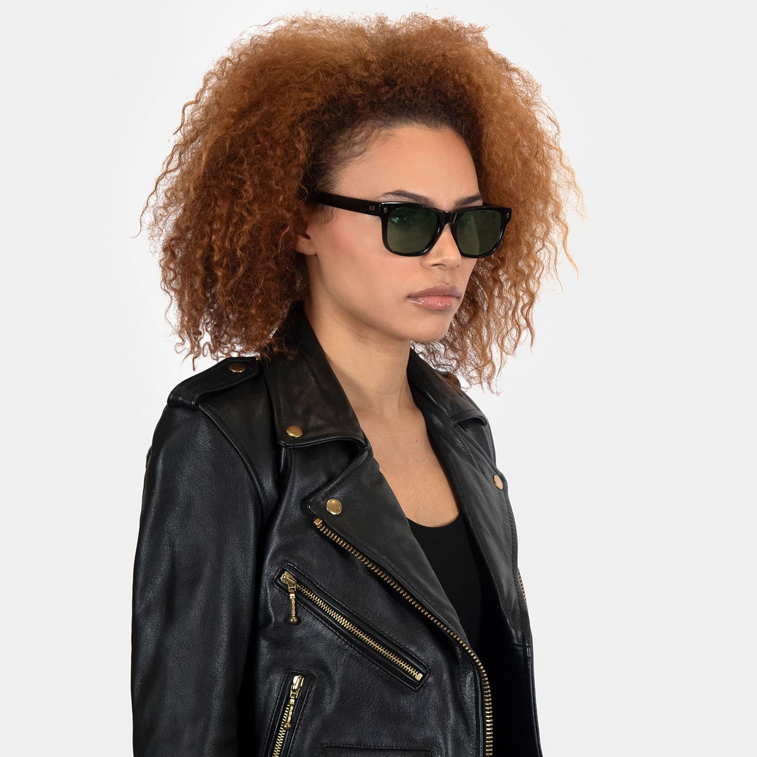 Fuzztone – Black and Green Sunglasses - thumbnail 7