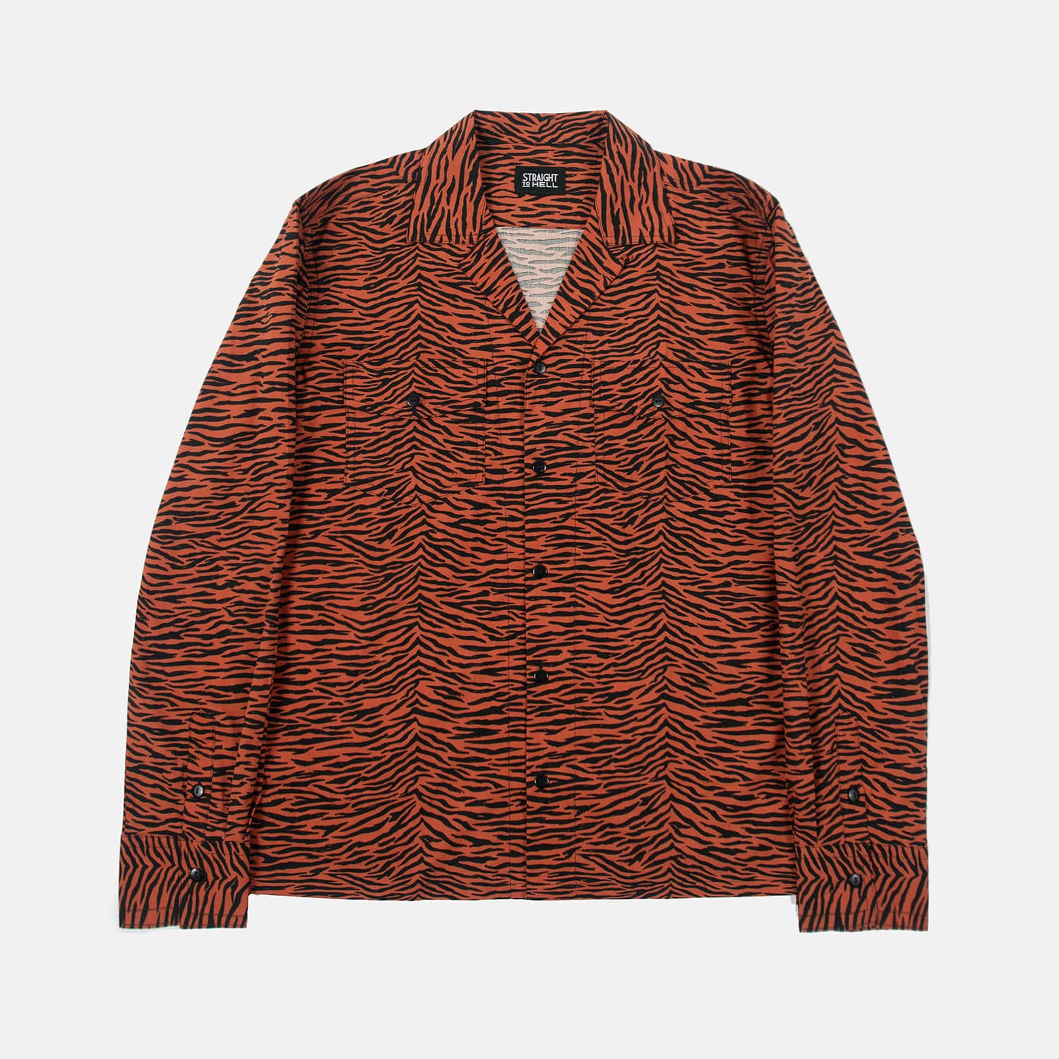 Frankie Teardrop – Tiger Print Shirt