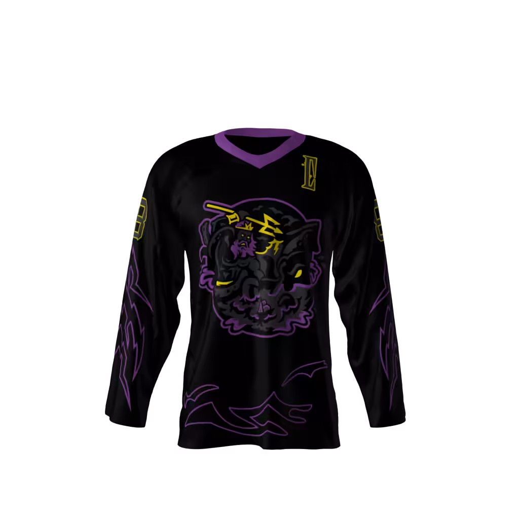 Kraken Black Hockey Jersey