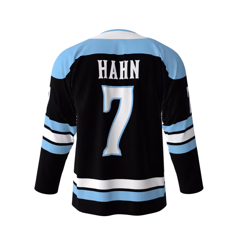 Graham Hawks Black Hockey Jersey - thumbnail 2