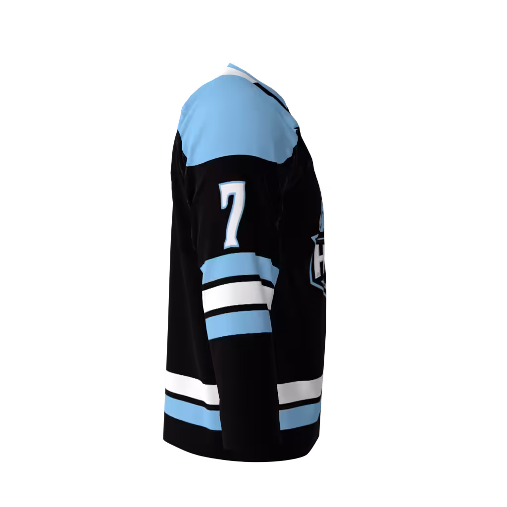 Graham Hawks Black Hockey Jersey - thumbnail 4