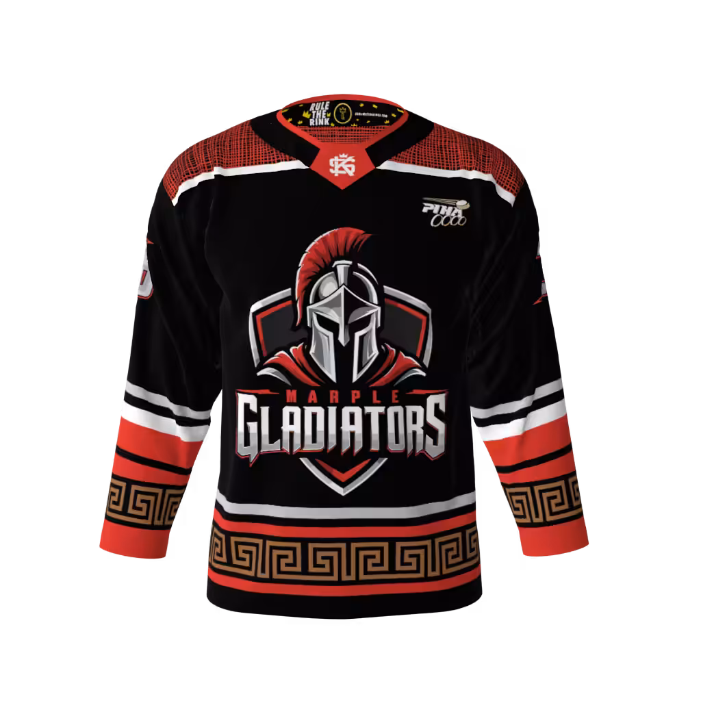 Marple Gladiators Black PIHA Hockey Jersey