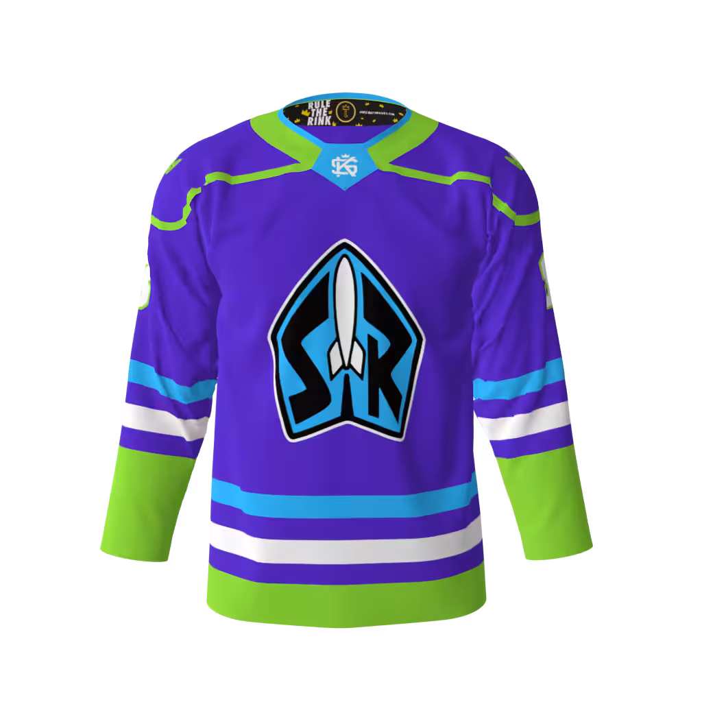 Space Rangers Purple Hockey Jersey