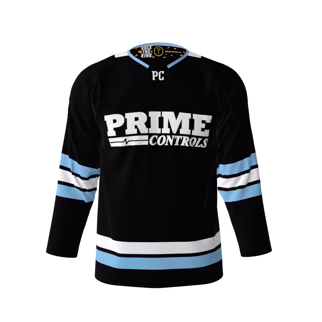 Prime Controls Black Hockey Jersey