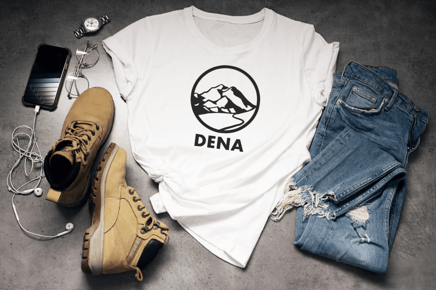 Denali National Park Cut File Logo - thumbnail 2