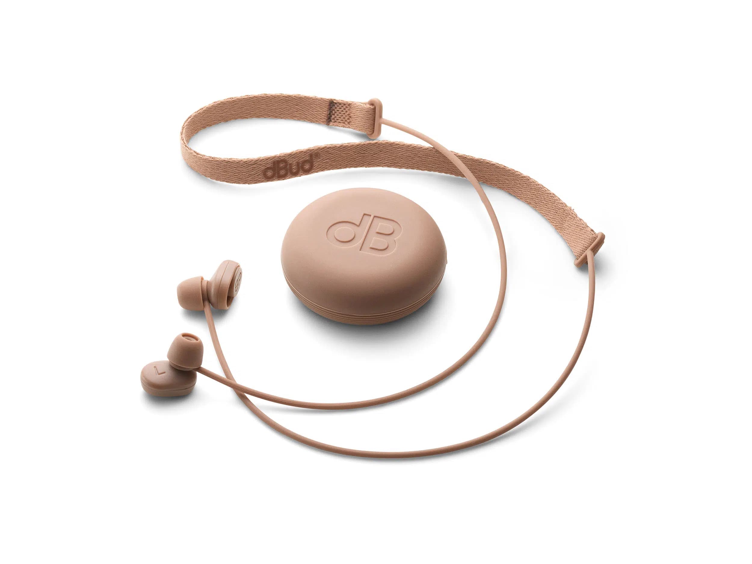 dBud | Volume Adjustable Earplugs | Dusty Pink