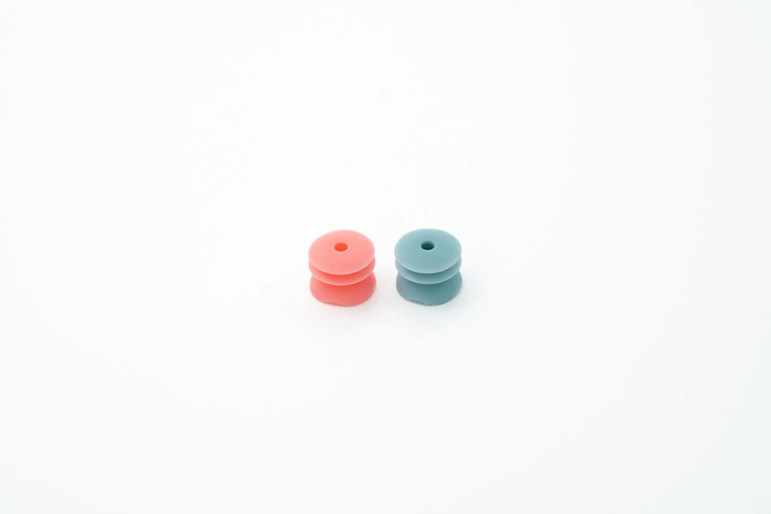 Silicone Gels – Medium – Coral/Sky