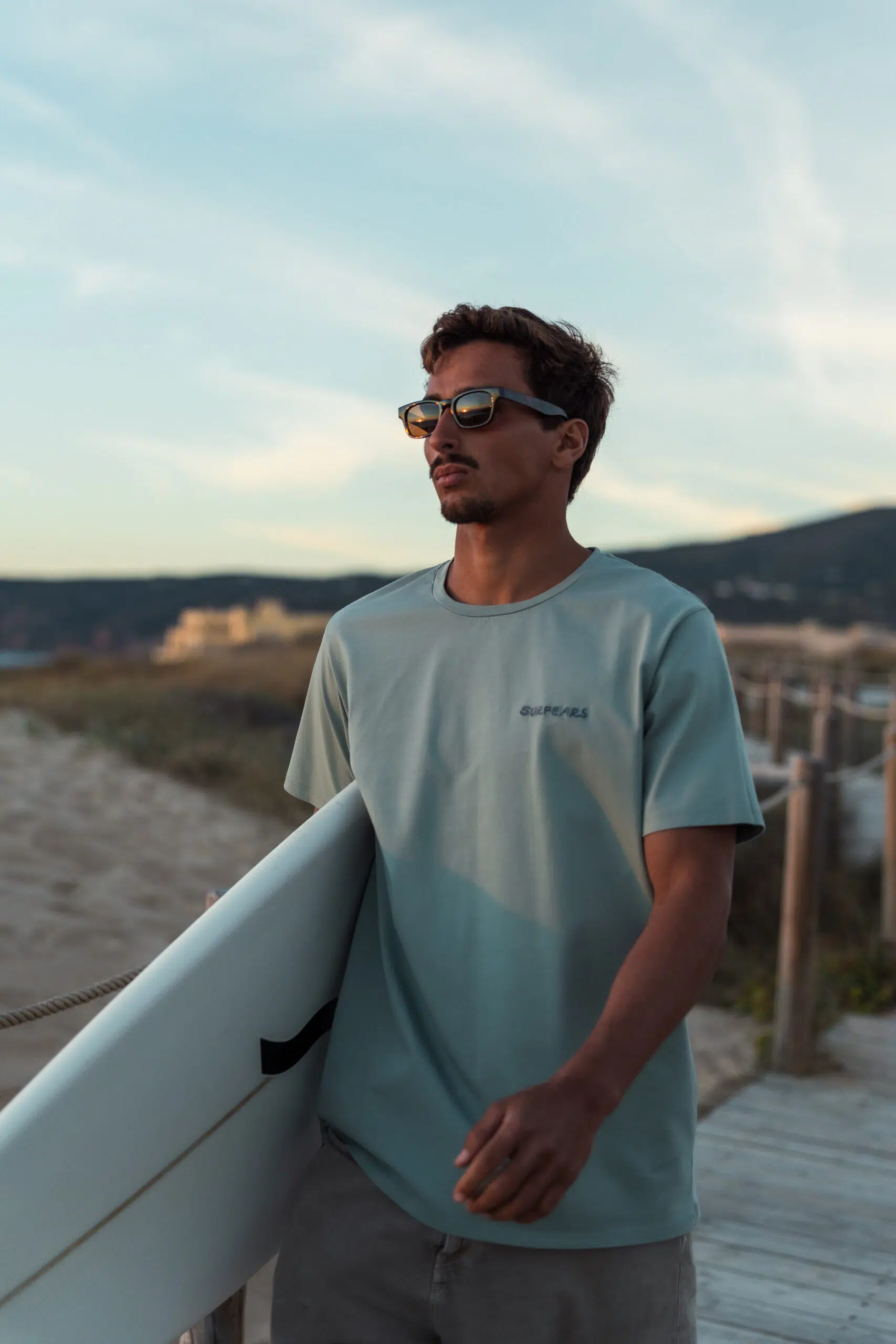 Organic Tee – Sea Foam Green
