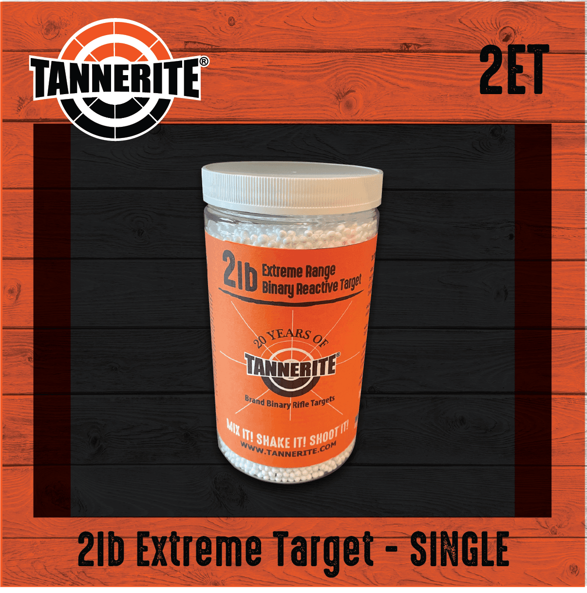 Tannerite™ 2 Pound Extreme Range Target ~ Single 2 Pound Target