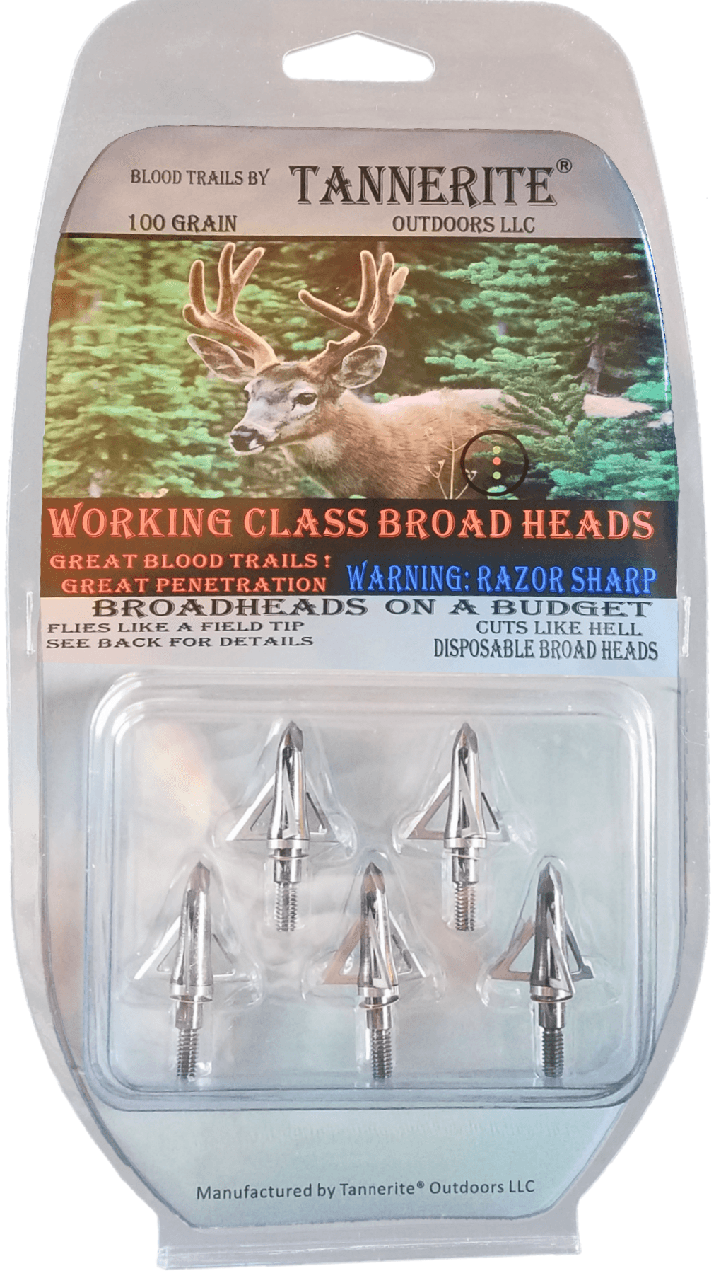 Tannerite Big Game Broad Heads 5 ct. - thumbnail 2