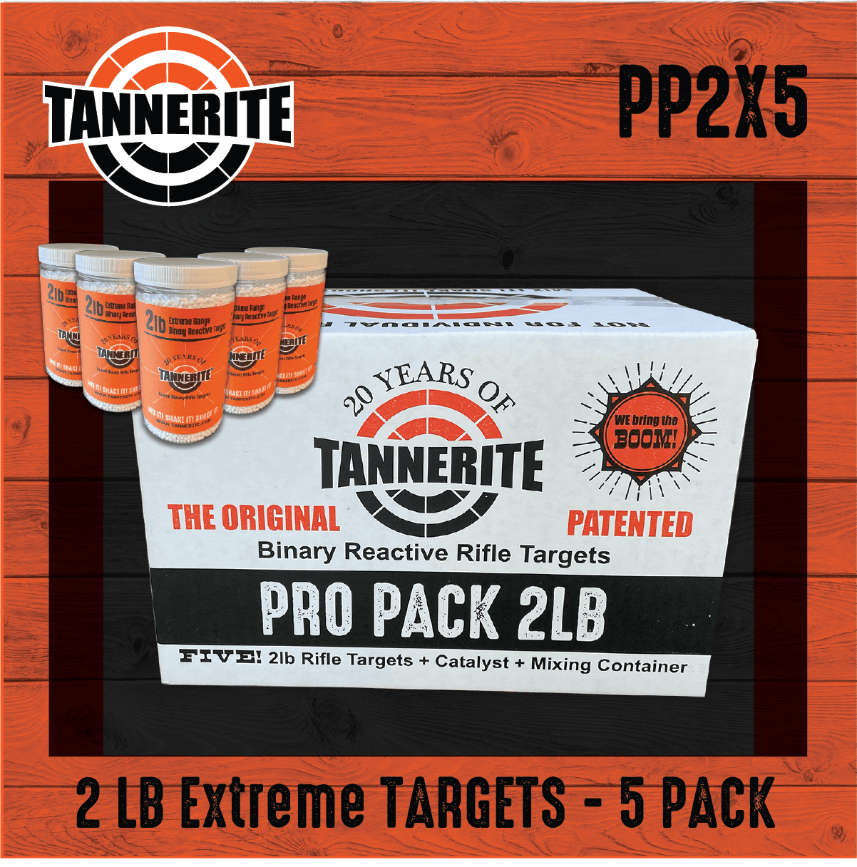 Tannerite™ ProPack 2lb – PP2X5 – Case of 5 targets