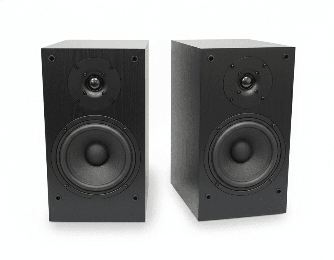 1 PR. Tekton Design Chorus Monitor – Black Oak – New Model – $299 Delivered