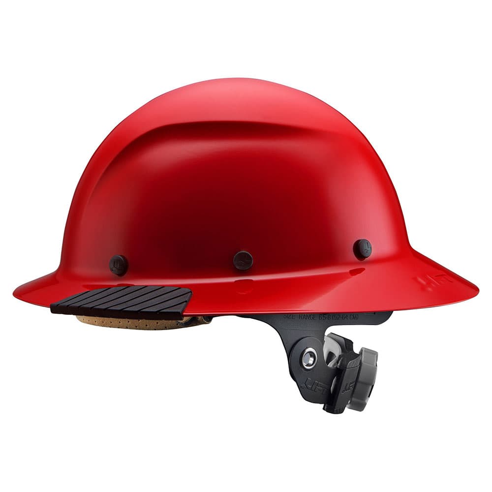 LIFT Safety DAX Full Brim Fiber Reinforced Resin Hard Hat (HDF-20RG) – Red