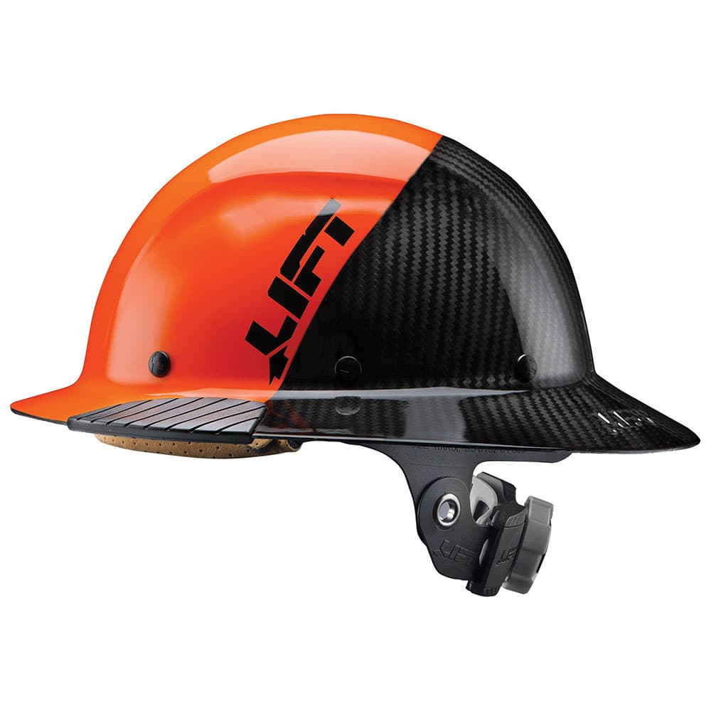 LIFT Safety DAX Fifty 50 Carbon Fiber Full Brim Hard Hat (HDF50C-19OC) – Orange/Black