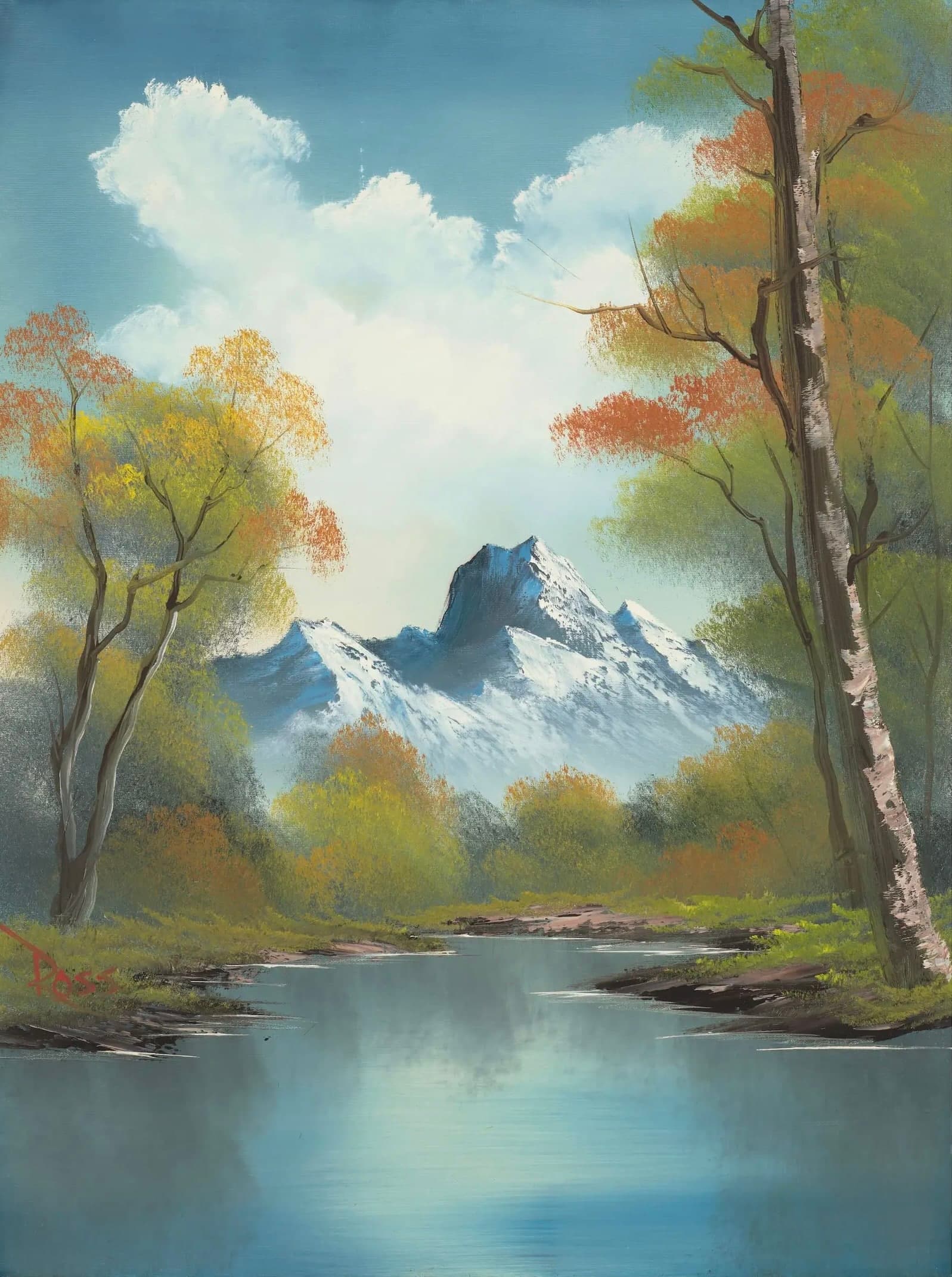 Bob Ross Wet-on-Wet Oil Painting: Autumn Images – 9/26/26