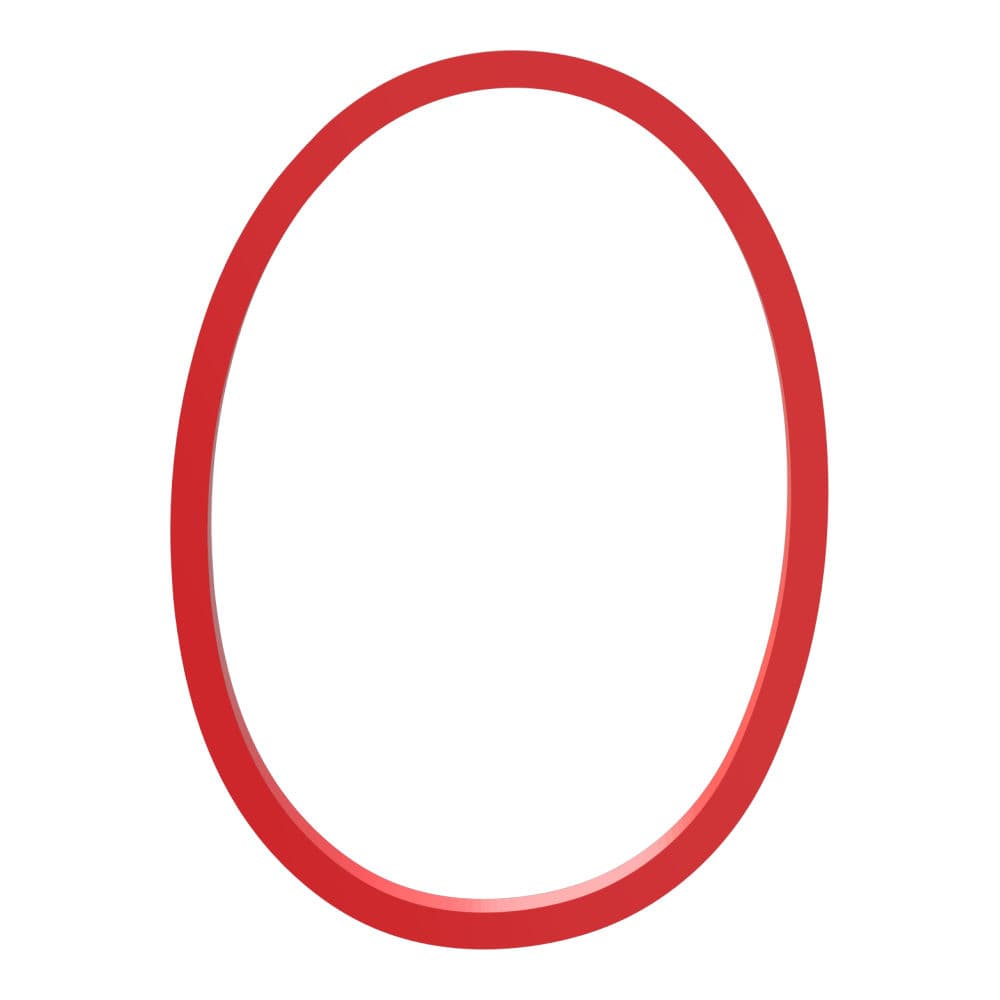 Ice Cream Number 0 Zero Cookie Cutter STL File Digital Download - thumbnail 2