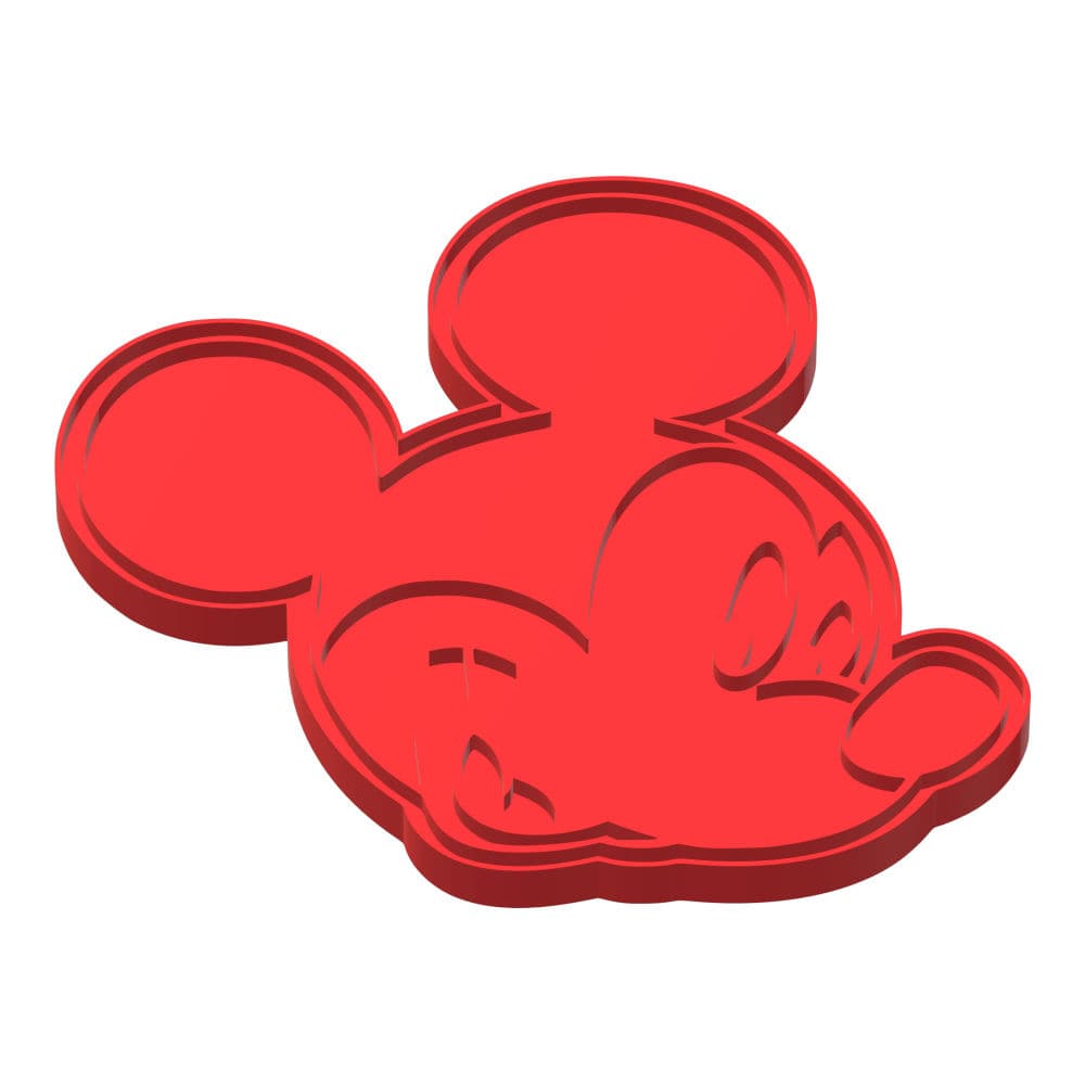 Mouse Face with Ears Cookie Cutter STL File Digital Download - thumbnail 3
