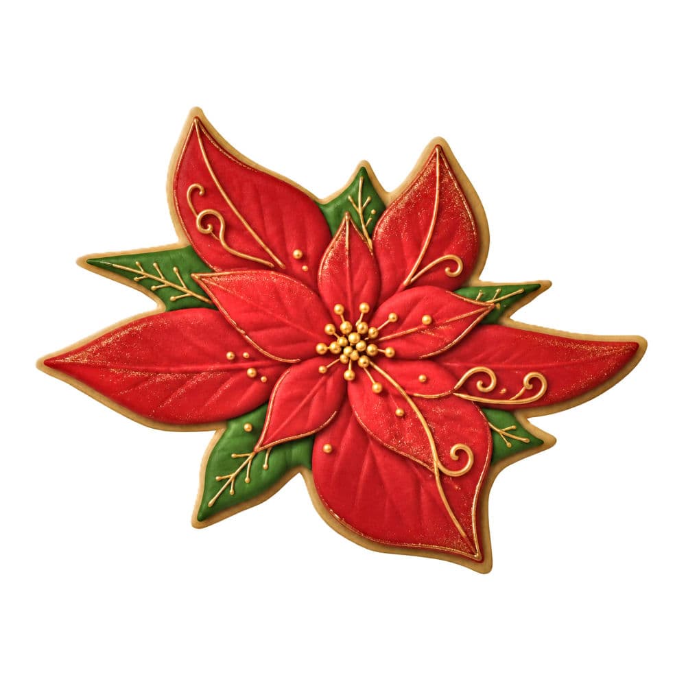 Poinsettia 3.5 inch Cookie Cutter - thumbnail 5