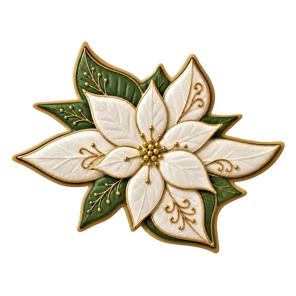 Poinsettia 3.5 inch Cookie Cutter - thumbnail 6