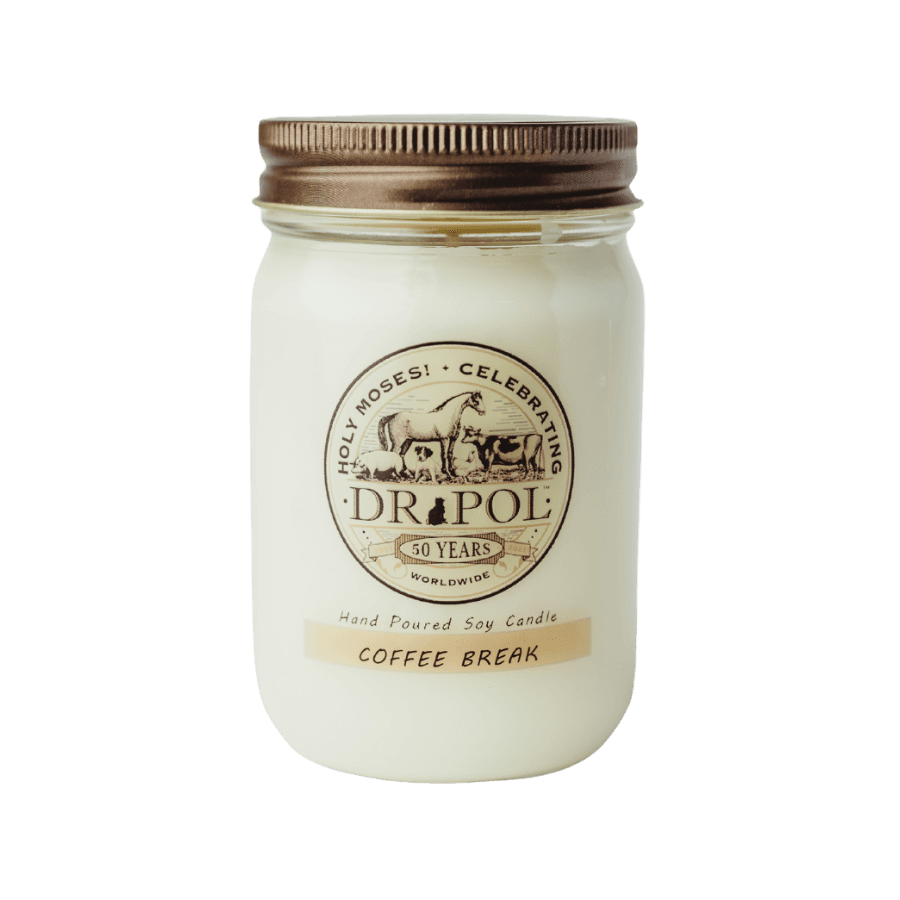 Dr. Pol Coffee Break Hand Poured Soy Candle
