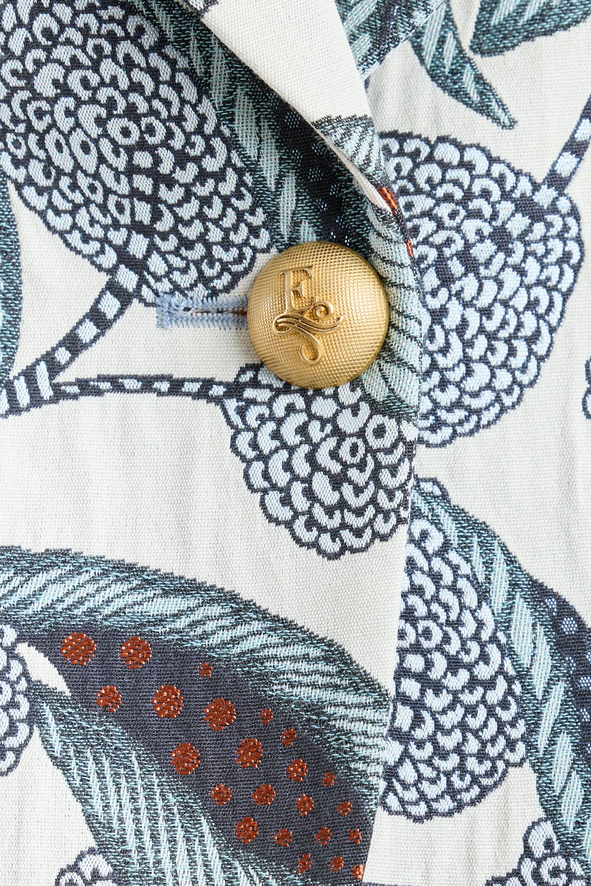 Blazer Gilberta con Estampado Azul - thumbnail 6