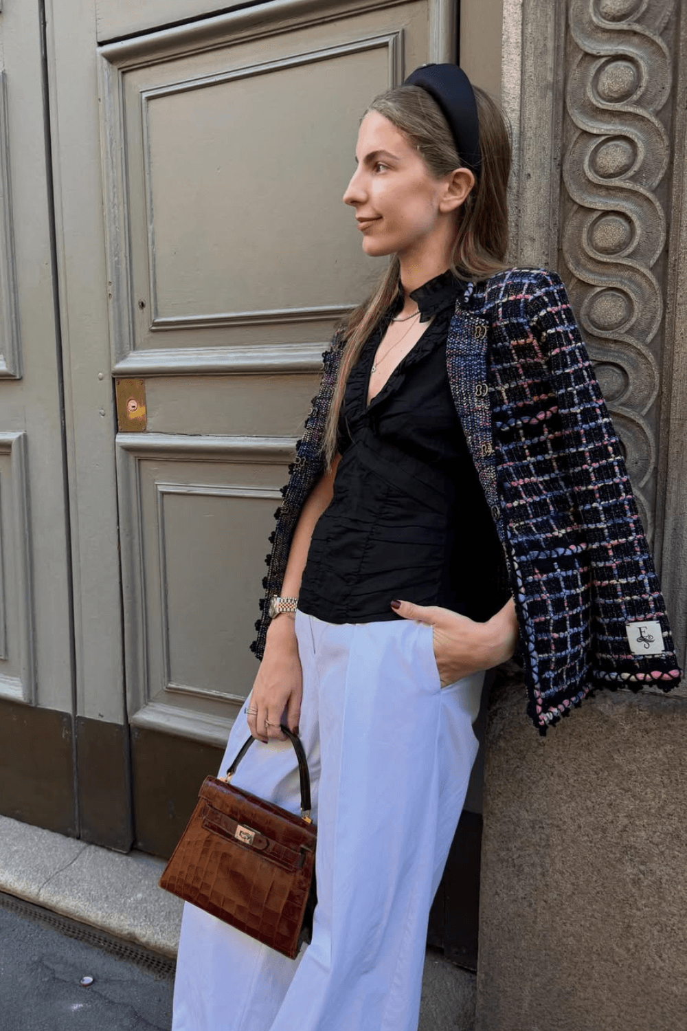 Hunter Tailored Multi-Tone Knit Jacket – Limited Edition