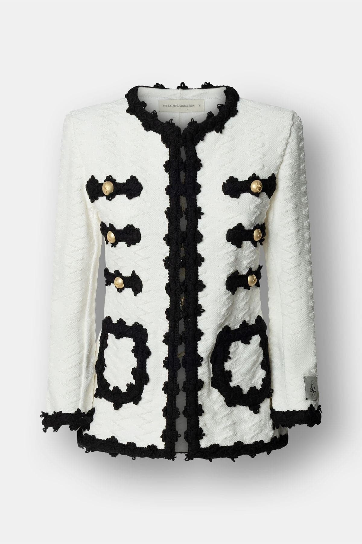 Oliver Monochrome Structured Knit Jacket – Limited Edition - thumbnail 3