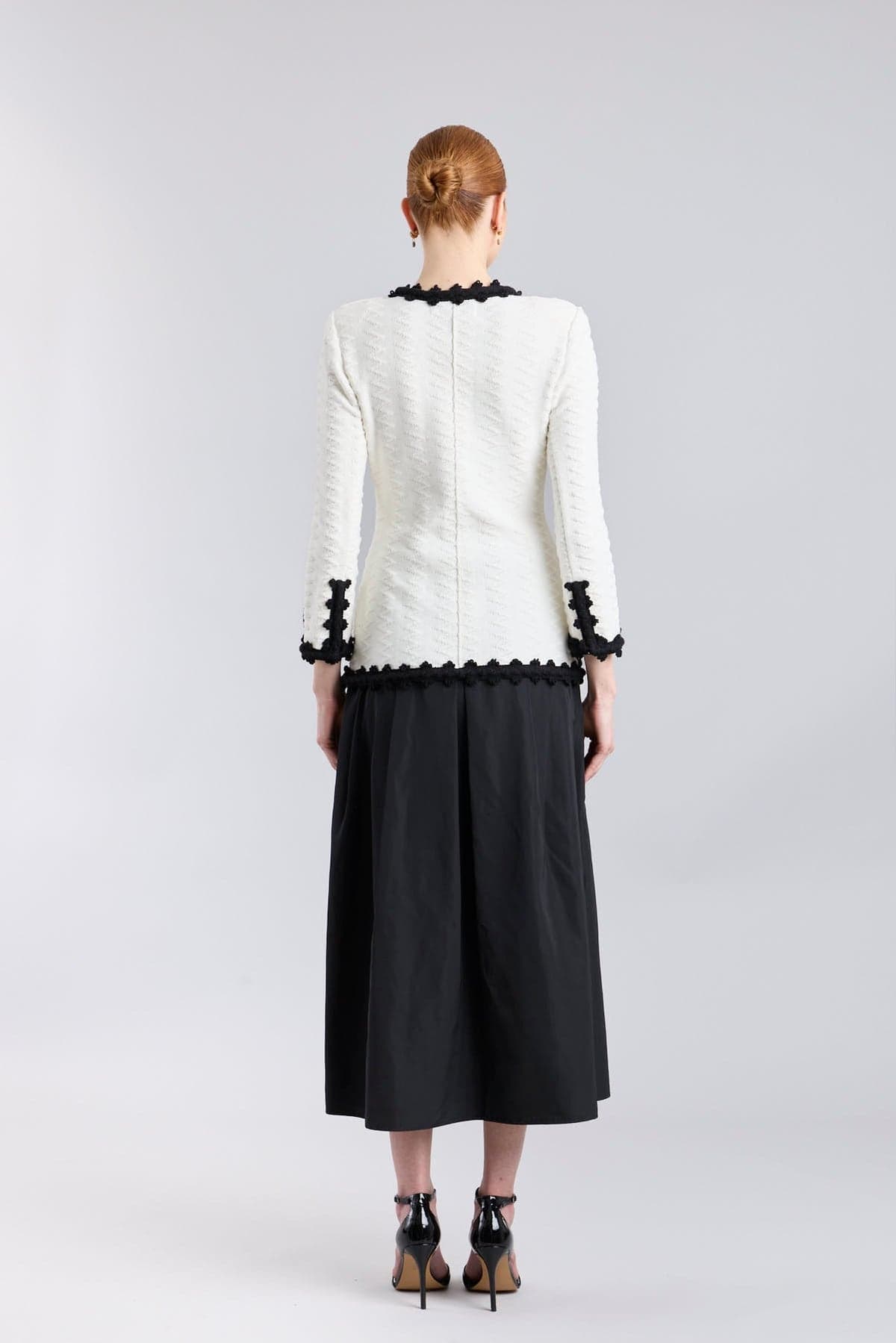 Oliver Monochrome Structured Knit Jacket – Limited Edition - thumbnail 7